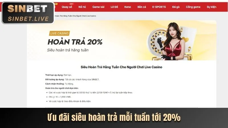 Hoàn trả thể thao hàng tuần wyn88